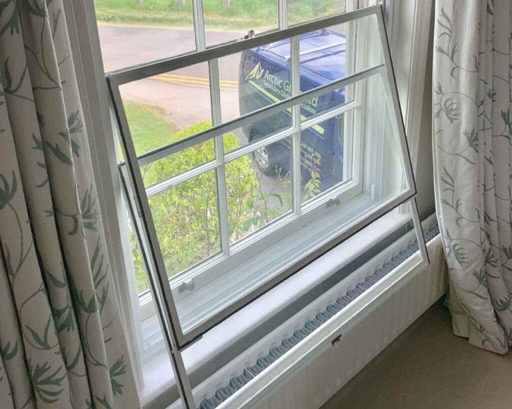 Tilt-In Secondary Glazing