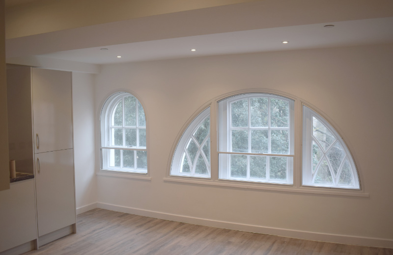 Shaped Secondary Glazing