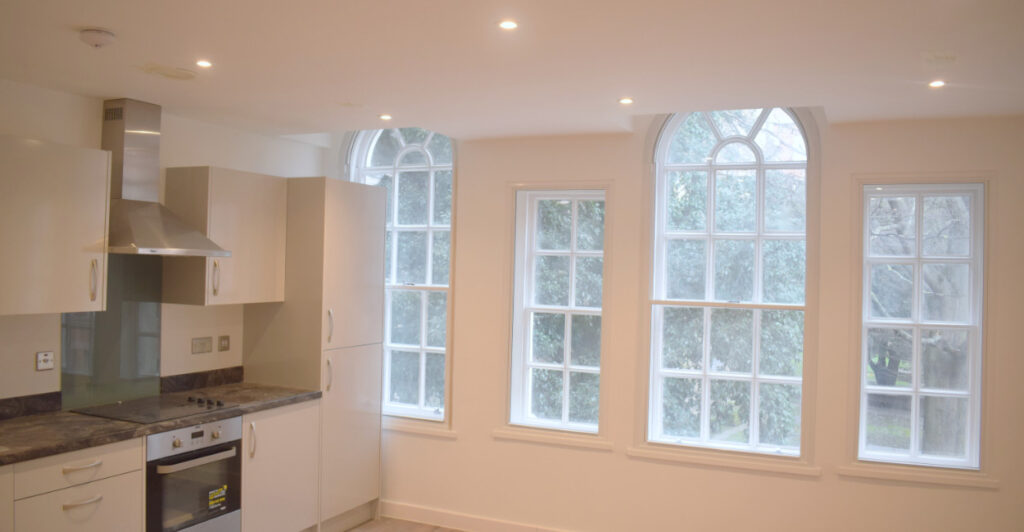 Slimline Arched Secondary Glazing