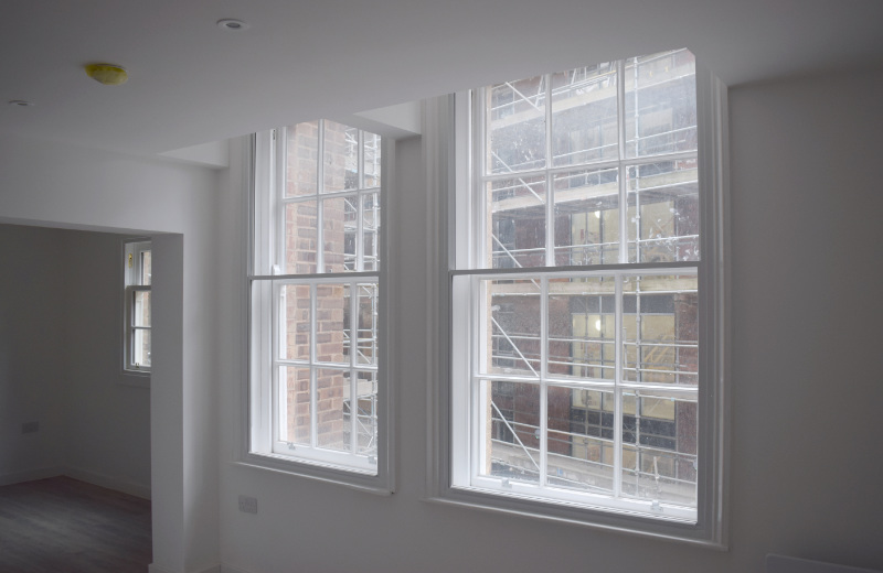 Vertical Sliding Secondary Glazing