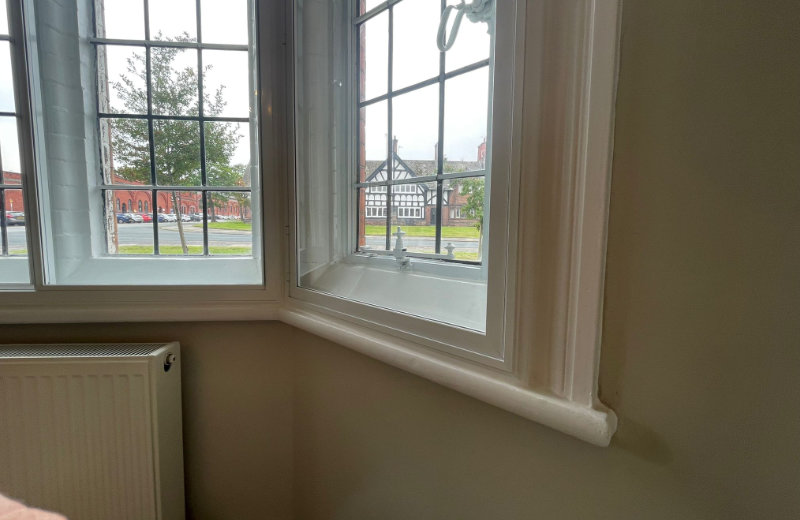 Secondary Glazing Corner Detail